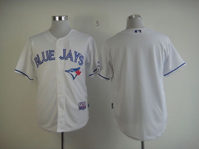 Men Toronto Blue Jays Blank White MLB Jerseys->toronto blue jays->MLB Jersey